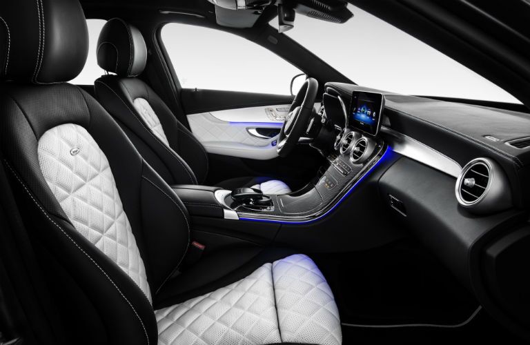 interior of 2019 mercedes-benz c-class from profile