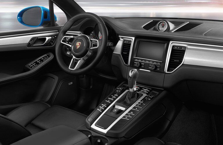 2017 Porsche Macan interior front driver's seat