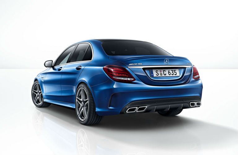 Blue 2015 Mercedes-AMG C63 Chicago IL Loeber Motors