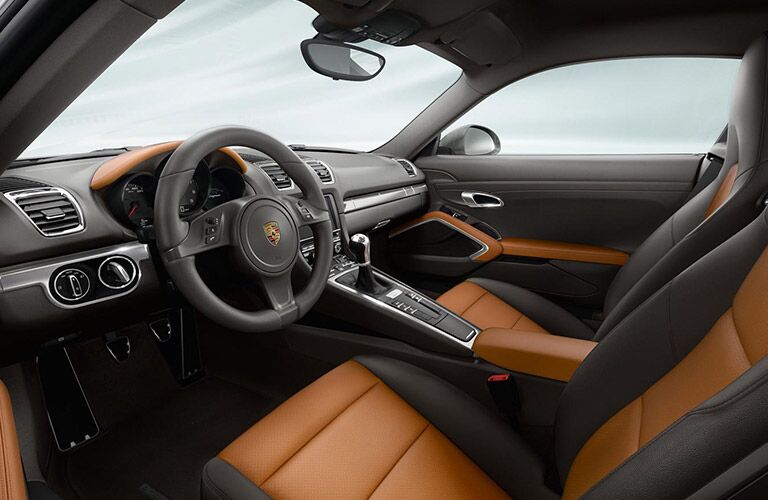 2016 Porsche Cayman Two Tone Interior Leather