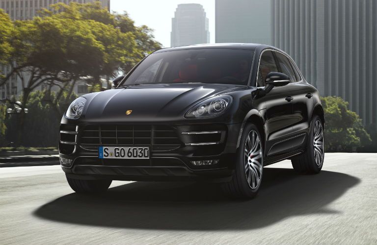 Black Porsche Macan Front End Loeber Motors