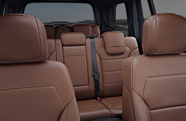 2017 Mercedes-AMG GLS63 brown leather interior