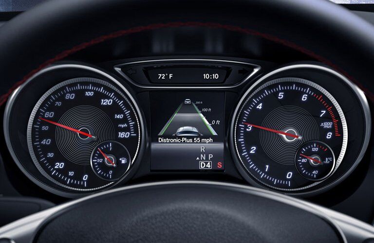 2017 Mercedes-Benz CLA interior instrument cluster trip computer