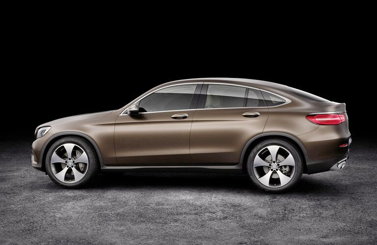 2017 Mercedes-Benz GLC Coupe Stylish Side View