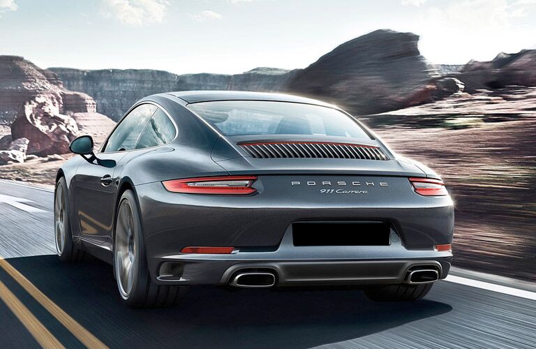 2017 Porsche 911 Carrera Active Rear Spoiler