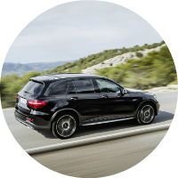 2017 Mercedes-AMG GLC43 specially tuned sport suspension