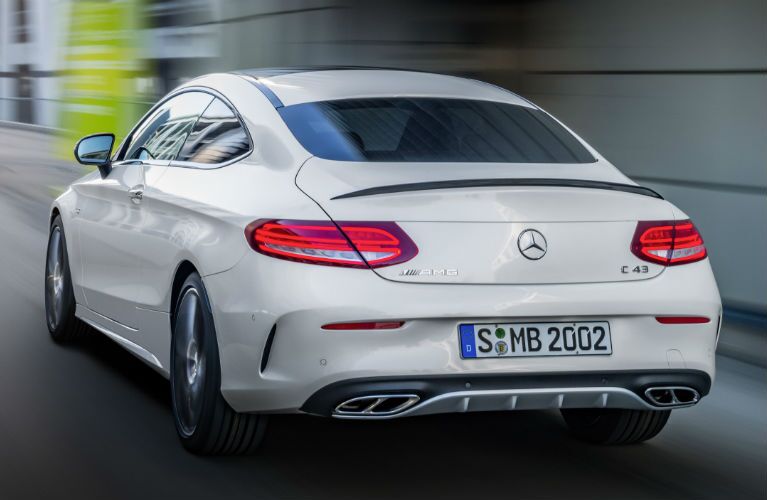 2017 Mercedes-AMG C43 Coupe Rear Trunk Dual Exhaust