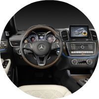 2017 Mercedes-Benz GLS SUV Interior Color Screen