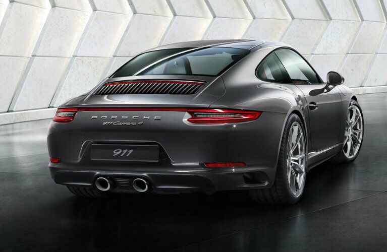 2017 Porsche 911 Carrera 4 Rear View