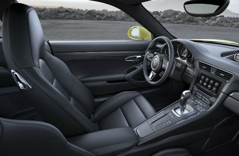 2017 Porsche 911 Turbo Interior Side View