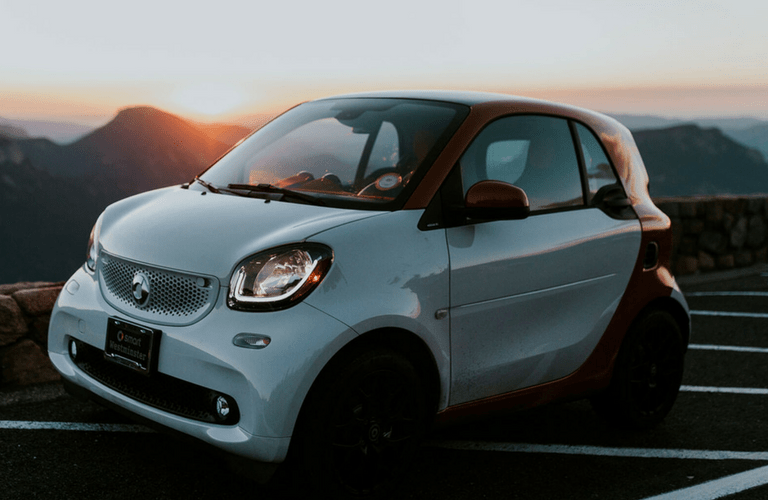 2017 smart fortwo passion coupe at dusk