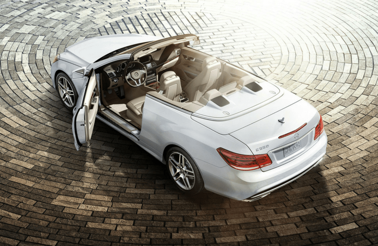 2017 Mercedes-Benz E-Class Cabriolet overhead view of exterior