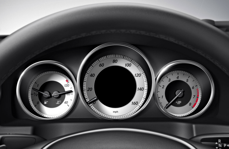 2017 Mercedes-Benz E-Class Cabriolet interior gauges