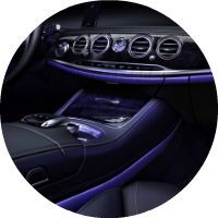 2017 Mercedes-Benz S-Class LED Interior Lighting