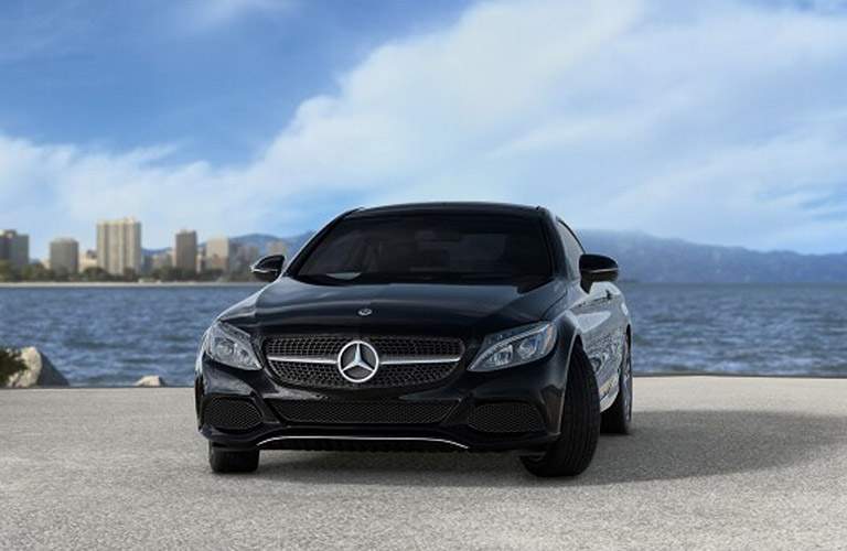 2018 Mercedes-AMG C43 parked at a bay.
