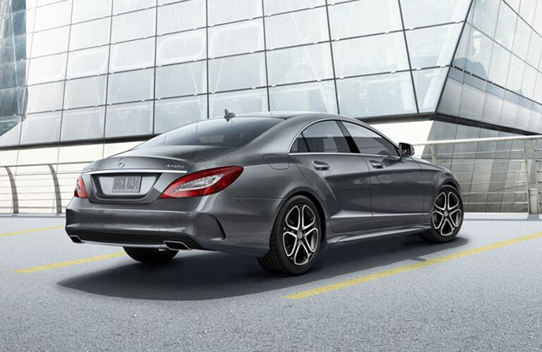 rear view of the 2018 Mercedes-Benz CLS