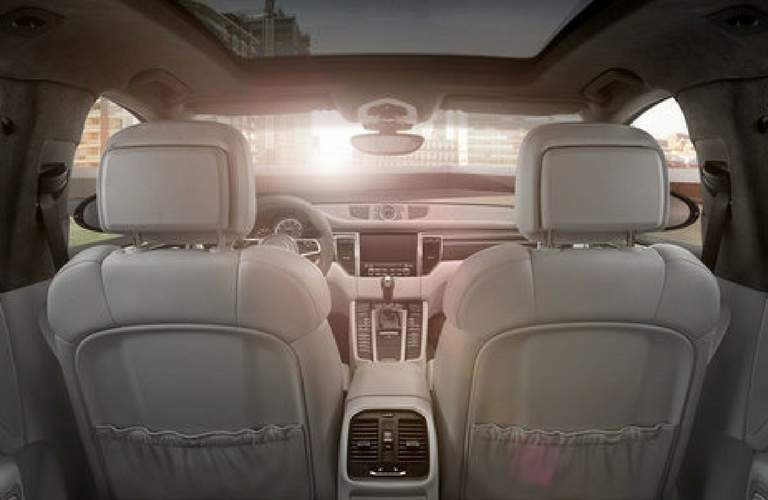 2018 Porsche Macan interior view from second row