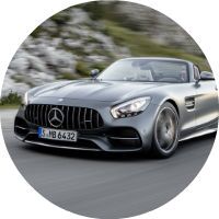 2018 Mercedes-AMG GT C V8 biturbo engine