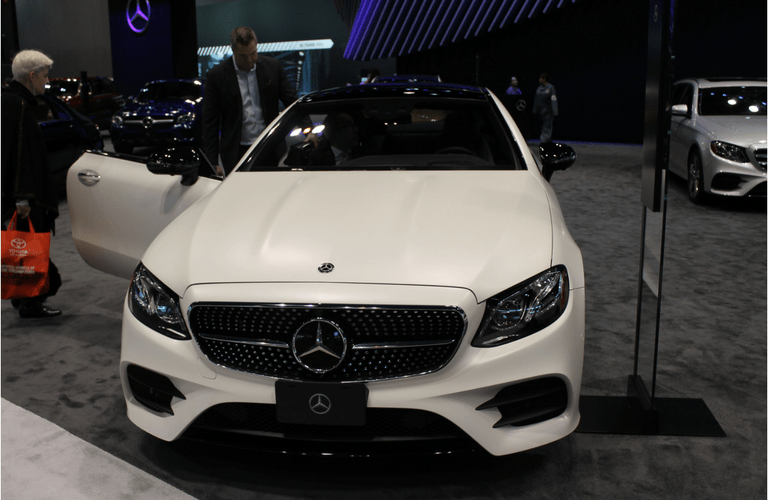2018 Mercedes-Benz E-Class exterior front at the chicago auto show