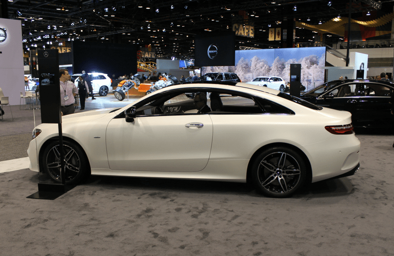 2018 Mercedes-Benz E-Class exterior side at the chicago auto show