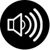 Black Speaker Icon
