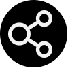 Black Connectivity Icon