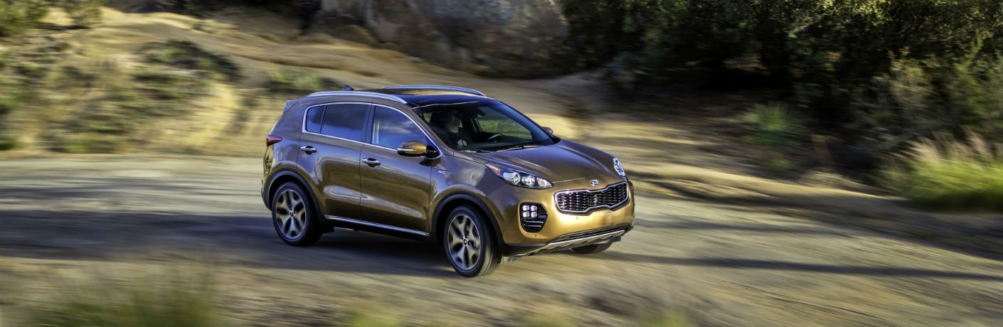 2018 Kia Sportage bronze side view