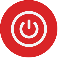 Red Power Button