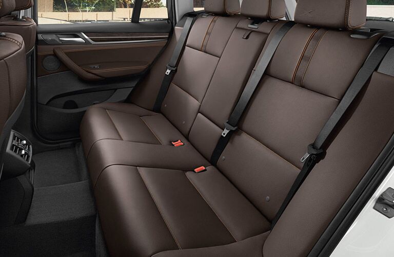 2017 BMW X3 seating