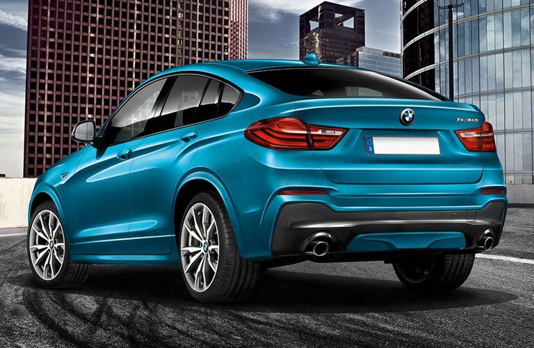2017 BMW X4 dual exhaust