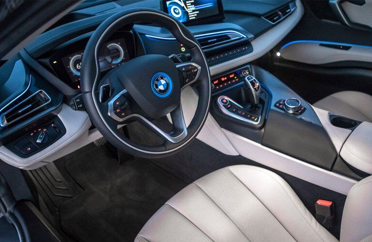 2017 BMW i8 dashboard