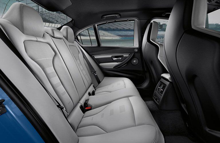 2017 BMW M3 rear seat