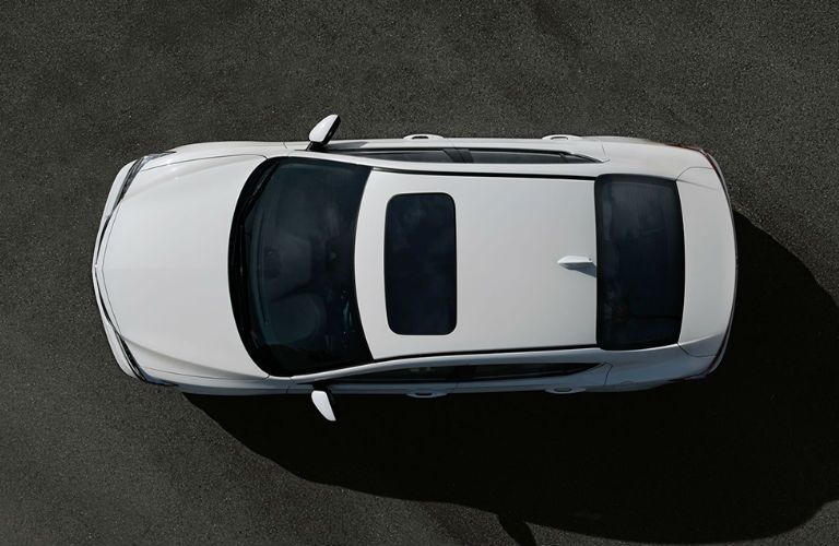 2017 Acura ILX Pittsburgh PA White Overhead Angle Sunroof