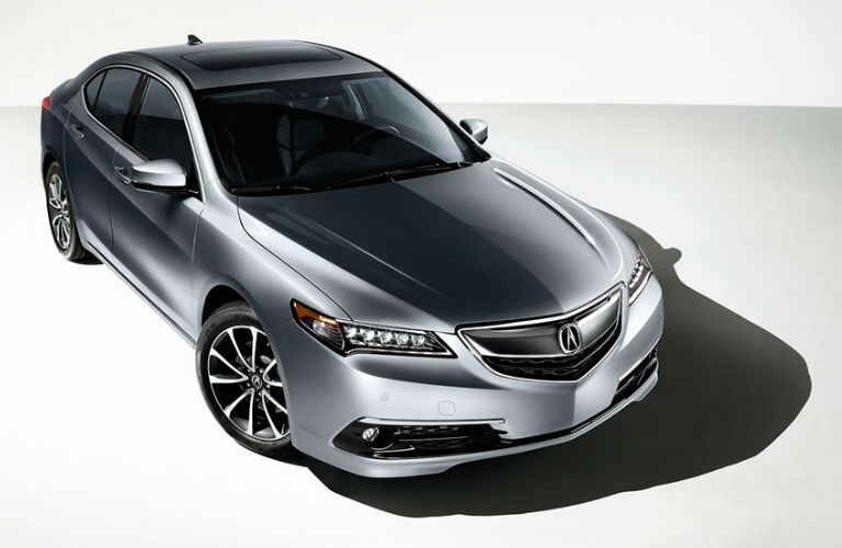 silver 2017 Acura TLX front end
