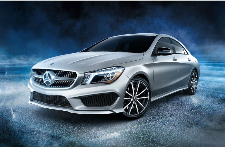 2016 Mercedes-Benz CLA silver front view