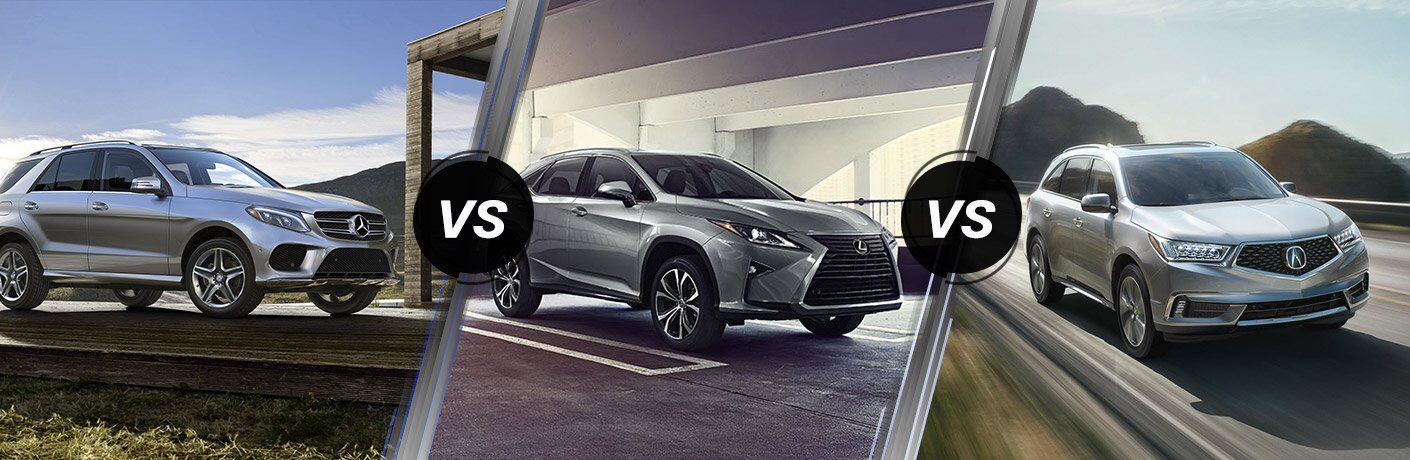 2017 Mercedes Benz Gle Vs Lexus Rx Acura Mdx