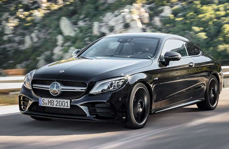 2019 c class coupe from front