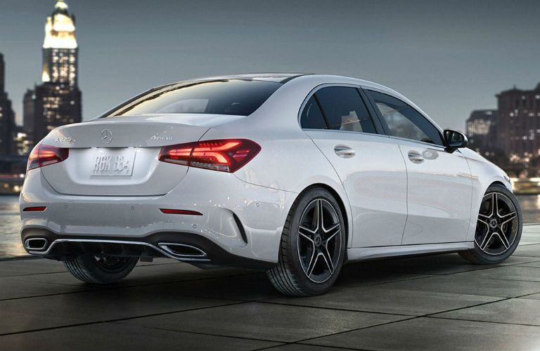 rear of 2019 mercedes-benz a-class