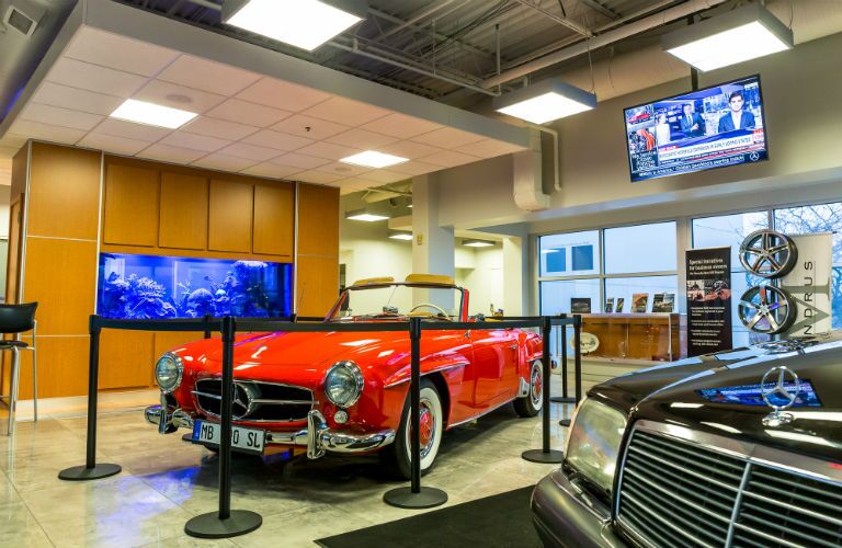 hospitality room at Aristocrat Mercedes-Benz