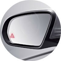 Active Blind Spot Assist in the 2016 C-Class