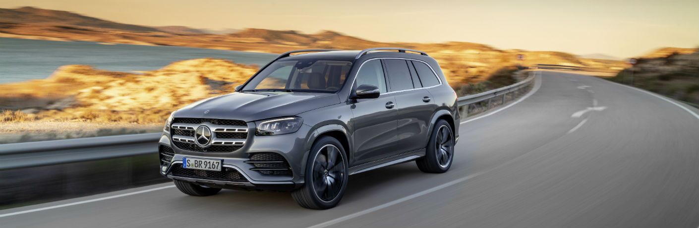 2020 Mercedes-Benz GLS driving on highway