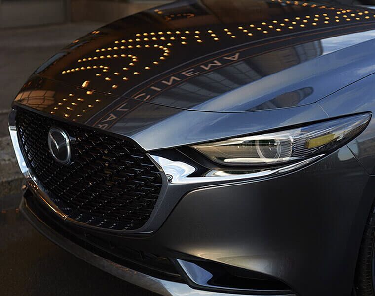 Front grille of a 2019 Mazda3
