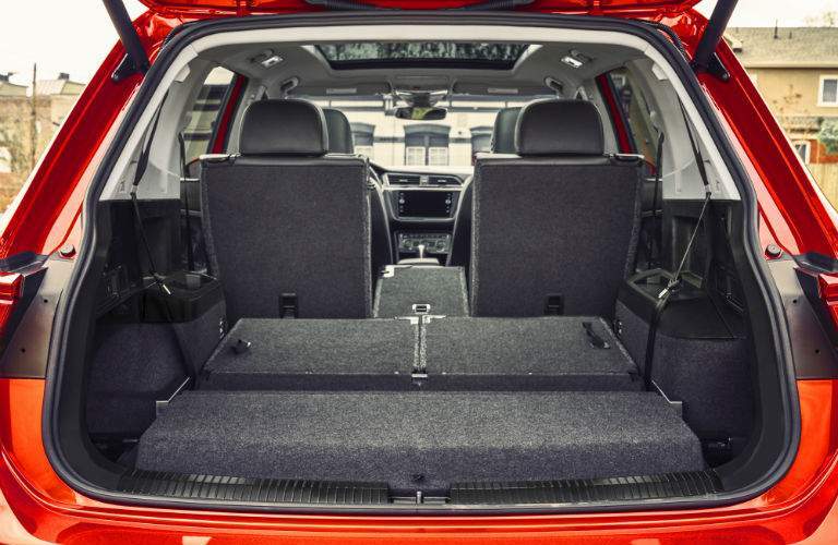 Another interior photo showing the flexible nature of the 2018 VW Tiguan