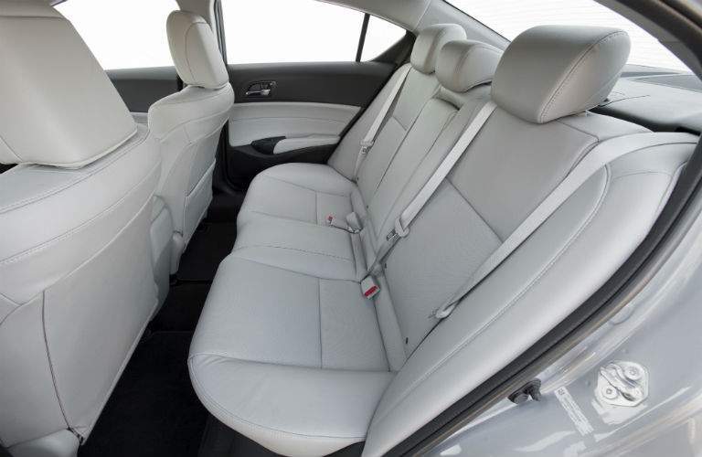 A photo of the backseat in the rear of the 2018 Acura ILX.
