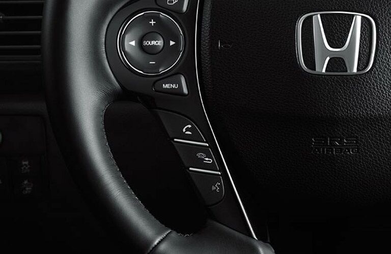 Steering wheel in the 2017 Honda Accord