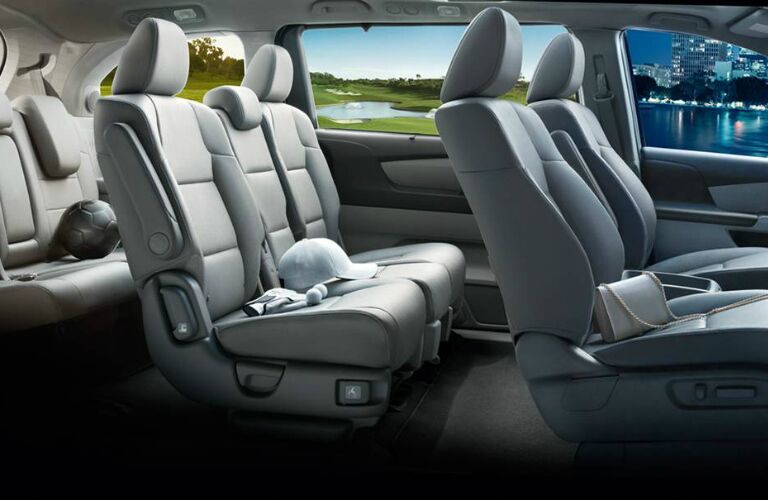 interior seating of 2017 Honda Odyssey
