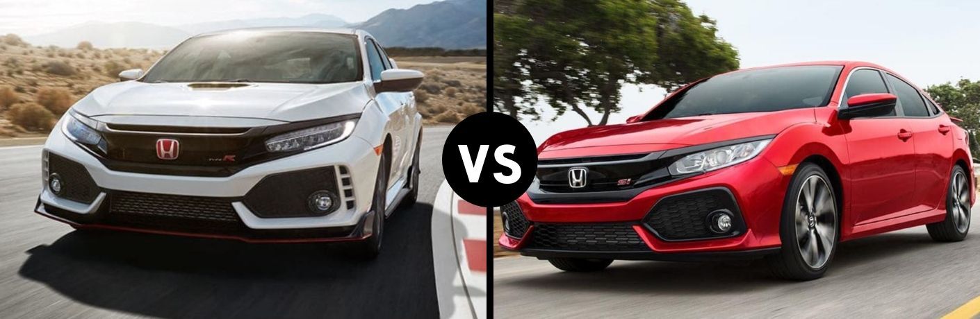 19 Honda Civic Type R Vs 19 Honda Civic Si