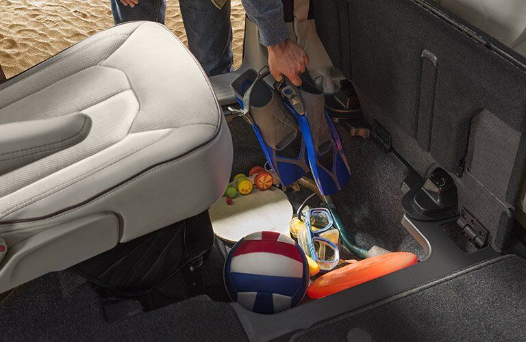 2017 Chrysler Pacifica Stow 'n Go Storage