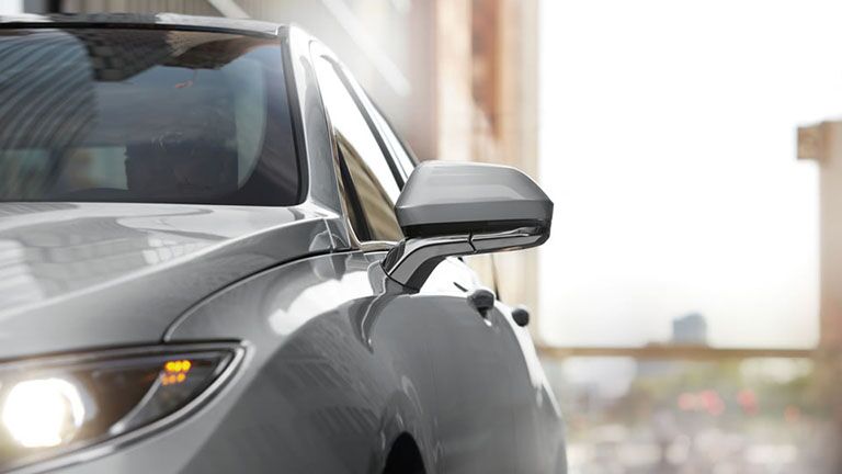 2016 lincoln mkz hybrid sedan luxury details side mirror chrome