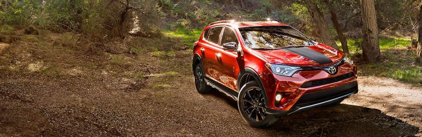 2018 Toyota RAV4 Adventure driving through forest